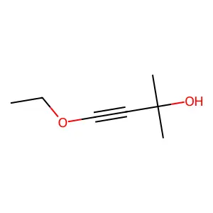 4-ethoxy-2-methylbut-3-yn-2-ol structure