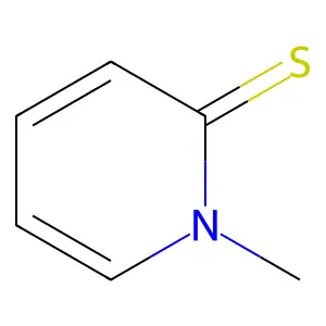 N-Methyl-2-pyridinethione structure
