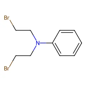 N,N-Bis(2-bromoethyl)aniline structure