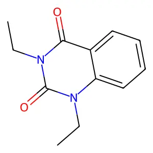 1,3-Diethyl-2,4(1H,3H)-quinazolinedione structure