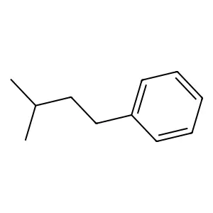 Isopentylbenzene structure