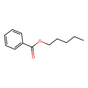 PENTYL BENZOATE structure