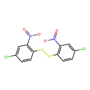 Compound C12H6Cl2N2O4S2 structure