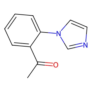 1-(2-imidazol-1-ylphenyl)ethanone structure