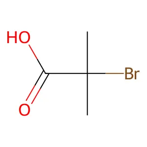2-Bromo-2-methylpropanoic acid structure