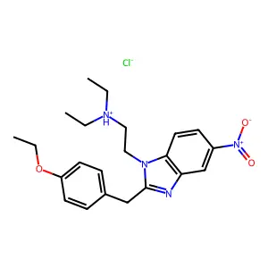 Etonitazene hydrochloride structure