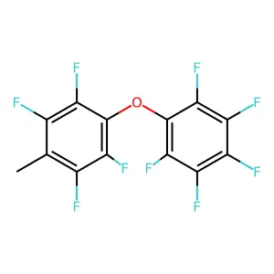 1,2,3,4,5-pentafluoro-6-(2,3,5,6-tetrafluoro-4-methylphenoxy)benzene structure