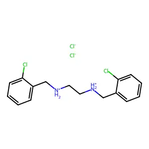 N,N'-Bis(o-chlorobenzyl)ethylenediamine dihydrochloride structure
