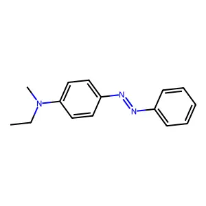 4-Ethylmethylaminoazobenzene structure