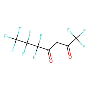 1,1,1,5,5,6,6,7,7,7-decafluoroheptane-2,4-dione structure