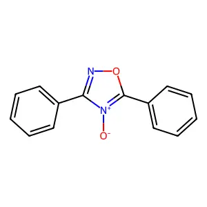 1,2,4-Oxadiazole, 3,5-diphenyl-, 4-oxide structure