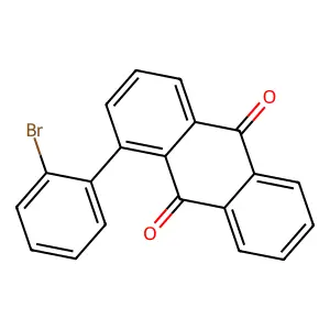 1-(2-bromophenyl)anthracene-9,10-dione structure