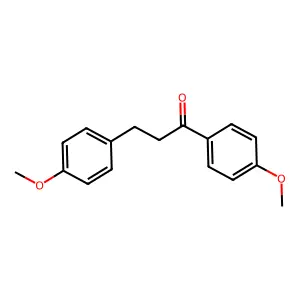 1,3-bis(4-methoxyphenyl)propan-1-one structure
