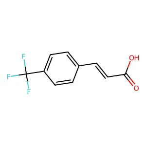 Compound C10H7F3O2 structure
