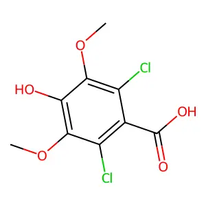 Compound C9H8Cl2O5 structure