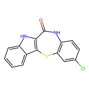 10-chloro-5,7-dihydroindolo[3,2-b][1,5]benzothiazepin-6-one structure