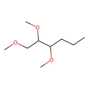 1,2,3-Trimethoxyhexane structure
