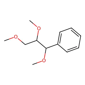 1,2,3-trimethoxypropylbenzene structure