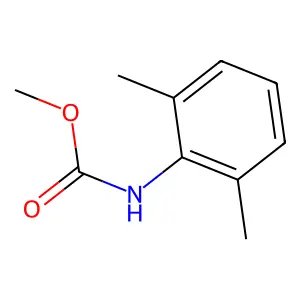 methyl N-(2,6-dimethylphenyl)carbamate structure