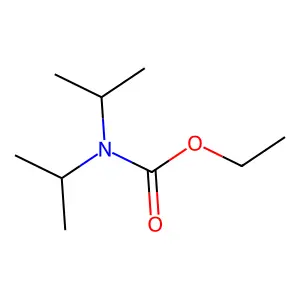 Ethyl diisopropylcarbamate structure