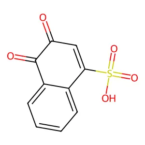 3,4-dioxonaphthalene-1-sulfonic acid structure