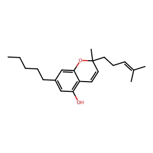 CANNABICHROMENE structure