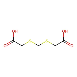 Acetic acid, 2,2'-[methylenebis(thio)]bis- structure