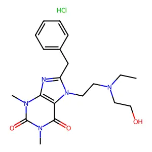 Bamifylline hydrochloride structure