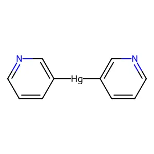 MERCURY, DI-3-PYRIDYL- structure