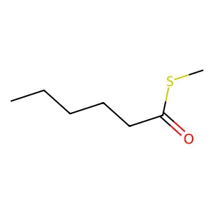 S-Methyl hexanethioate structure