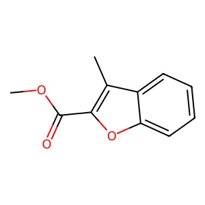 methyl 3-methyl-1-benzofuran-2-carboxylate structure