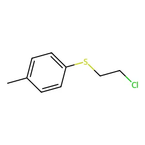 1-(2-chloroethylsulfanyl)-4-methylbenzene structure
