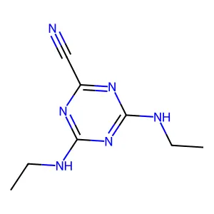 Compound C8H12N6 structure