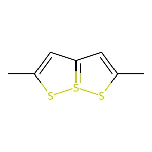 (1,2)Dithiolo(1,5-b)(1,2)dithiole-7-s(iv), 2,5-dimethyl- structure