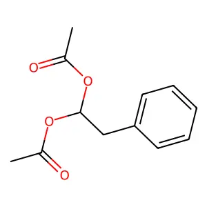 1,1-Ethanediol, 2-phenyl-, 1,1-diacetate structure