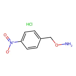 O-[(4-nitrophenyl)methyl]hydroxylaminehydrochloride structure