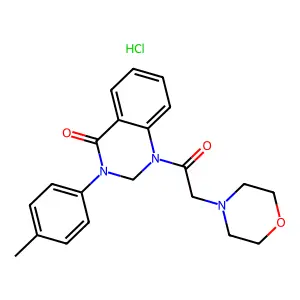 Compound C21H24ClN3O3 structure