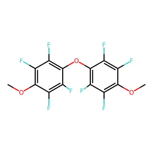 1,2,4,5-tetrafluoro-3-methoxy-6-(2,3,5,6-tetrafluoro-4-methoxyphenoxy)benzene structure