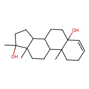 10,13,17-trimethyl-2,6,7,8,9,11,12,14,15,16-decahydro-1H-cyclopenta[a]phenanthrene-5,17-diol structure