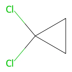 1,1-Dichlorocyclopropane structure