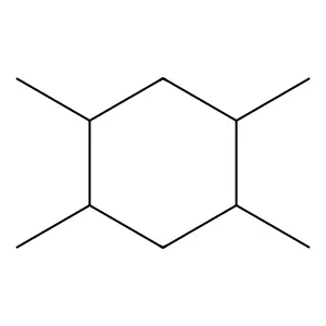 1,2,4,5-Tetramethylcyclohexane structure