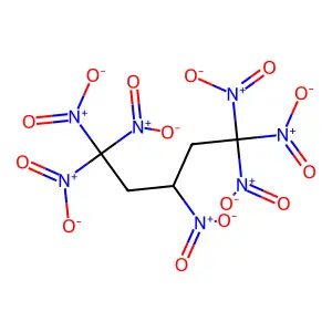 1,1,1,3,5,5,5-heptanitropentane structure