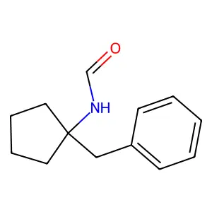 N-(1-Benzylcyclopentyl)formamide structure