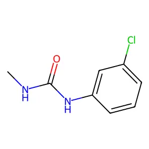 1-(3-chlorophenyl)-3-methylurea structure