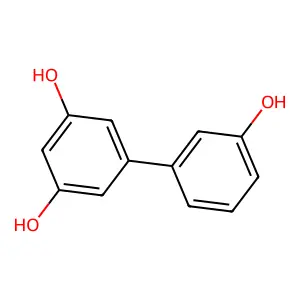[1,1'-Biphenyl]-3,3',5-triol structure
