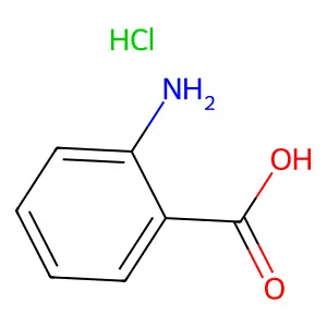Anthranilic acid, hydrochloride structure