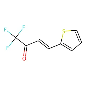 1,1,1-trifluoro-4-(2-thienyl)but-3-en-2-one structure