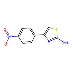 4-(4-nitrophenyl)-1,3-thiazol-2-amine structure