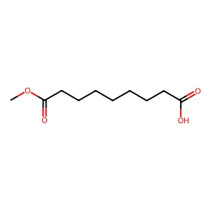 Monomethyl azelate structure