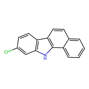 11H-Benzo(a)carbazole, 2-chloro- structure
